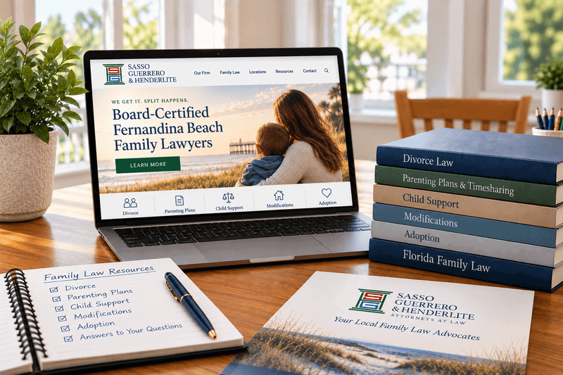 Sasso Guerrero & Henderlite Expands Fernandina Beach Family Law Educational Resources for Nassau County Families